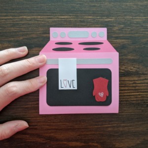Valentine's Oven Card