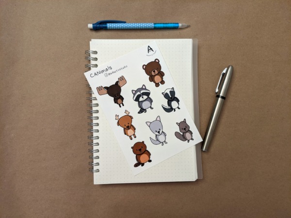 Canadian Animal Stickers - Image 2