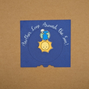 Rotating Birthday Card - Another Loop Around the Sun